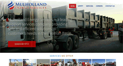 Desktop Screenshot of mulhollandenergyservices.com